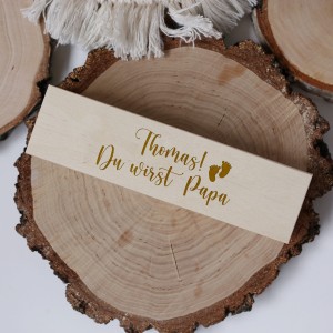 Box für Baby Ankündigung