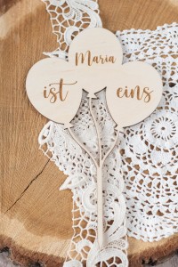 Cake-Topper Luftballons