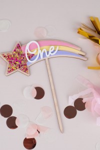 Cake Topper Sternschnuppe One