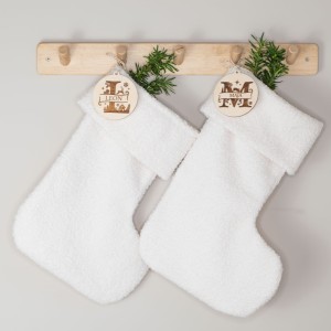 Teddy Nikolausstiefel mit  Anhänger  