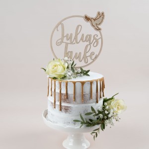 CakeTopper - Taufe personalisiert  