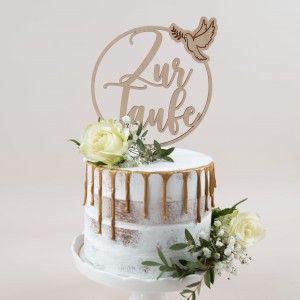 Cake Topper  Zur Taufe