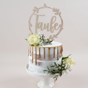 Kuchenstecker , Cake Topper Taufe 