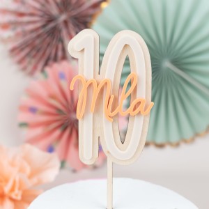 Cake Topper mit Namen 
