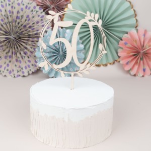 Cake Topper 50 Geburtstag    