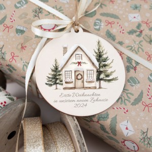 Weihnachtsanhänger Erste Weihnachten in neuen Zuhause