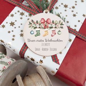 Anhänger – Unser erstes Weihnachten