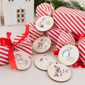 Adventsdekoration Zahlen Set Holz