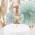 Personalisierter Dino Cake Topper