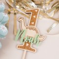 Personalisierter Dino Cake Topper