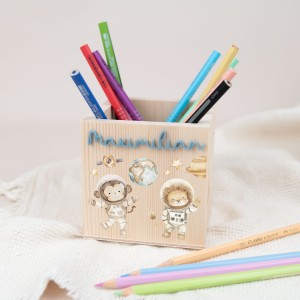 Stiftehalter mit Acryl Name