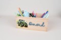 Holz-Organizer mit Bauernhof-Motiv –