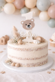Personalisierter Cake Topper mit Teddy und Name