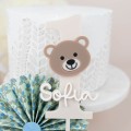 Teddy Cake Topper zum 1. Geburtstag
