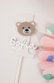Teddy Cake Topper für Geburtstagstorte