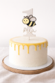 Personalisierter Cake Topper Biene zum 1. Geburtstag
