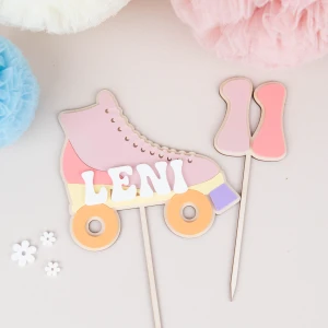 Cake Topper Rollschuh 