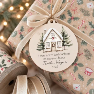 Weihnachtsanhänger Erste Weihnachten in neuen Zuhause