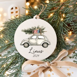 Personalisierte Weihnachtskuge